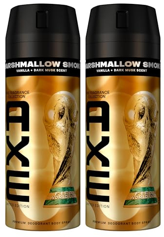 AXE Déodorant Homme Spray Marshmallow Smoke Collection Prestige 2x150ml