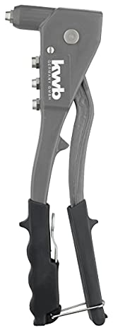 kwb Profi Blind-Nietzange/Popnietenzange - Schwere Ausführung mit Griffschutz - Universell einsetzbar für Nieten bis 4 mm Schaftdurchmesser - Geeignet für Aluminium und Kupfer bis 4,8 mm