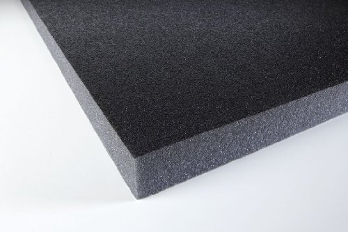 Eurokustik puski30ad Mousse d’isolation acoustique avec couche de protection autoadhésif Noir 1 pièce