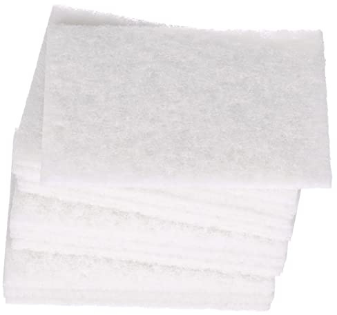 Scotch-Brite(TM) Light Cleansing Pad 7445, Aluminum Silicate, 9 Length x 6 Width, White (Pack of 20)