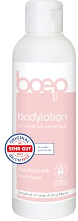 boep Bodylotion | Für Babys, Kinder & Erwachsene | Pflegende Körpermilch für sensible, trockene Haut mit Bio-Olivenöl | Vegane Naturkosmetik | Entwickelt von einer Ärztin & Mama (200ml)