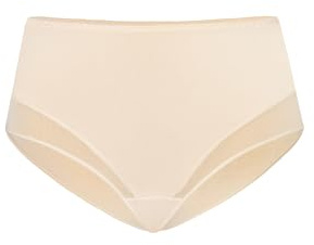 Teyli damtrosor bomull för att dölja brister – bikinis och midjetrosor för kvinnor – trosor bomull damer, Beige, L