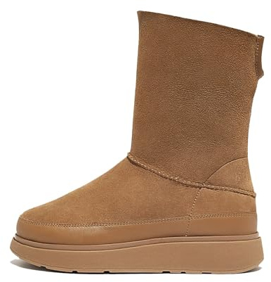 Fitflop - GEN-FF SHORT DOUBLE-FACED SHEARLING BOOTS, Botas cortas al tobillo, Desert Tan,