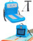 ZLX Aufblasbares SUP-Sitz Mit Luftpumpe, Tragbar Kajaksitz für SUP-Board, Stand Up Paddle Board Surfbrett Sitz, Paddelboardsitz für Outdoor Kajakfahren Kanufahren Angeln Camping