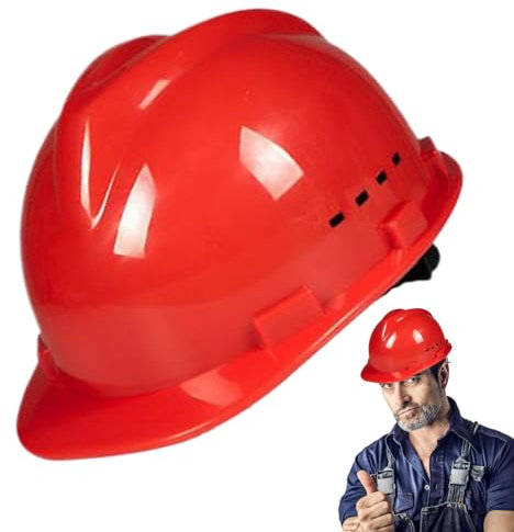 Safety Hard Hat, Casque De Sécurité Chantier, Protection Renforcée, Ajustement Confortable, Ventilation, Conception Robuste, Idéal BTP, Construction, Industrie