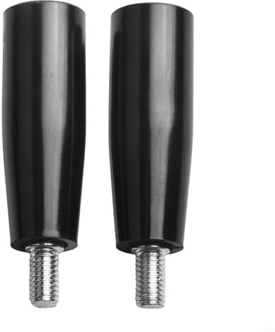 Jonikuper Lot de 2 volants pour fraiseuses - Tige filetée mâle pour une utilisation facile (M8 x 63)