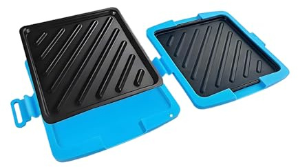 Professional Microwave Toaster - Sandwich Grill Maker | Dishwasher Safe Press With Non-Stick Plates For Grilled Cheese Breakfast Snacks Home Dorm College Students Workplace Busy Travel