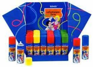 Luftschlangenspray 1 Dose farblich sortiert