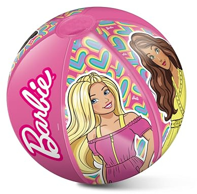 Mondo Toys - Mattel Barbie Beach Ball - Palla Gonfiabile 50 cm per Bambini a Partire dai 2 Anni - 16359