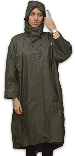 Lowland OUTDOOR Poncho impermeabile (colonna d'acqua 7000 mm), grigio, XL