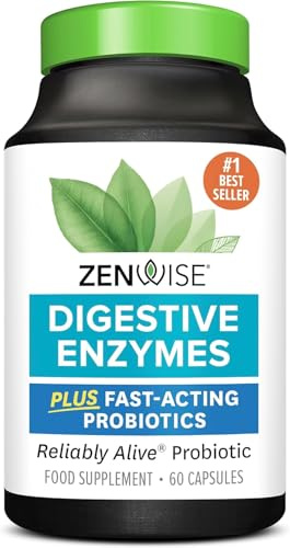 Zenwise Digestive Enzymes Probiotics and Prebiotics - 60 Count