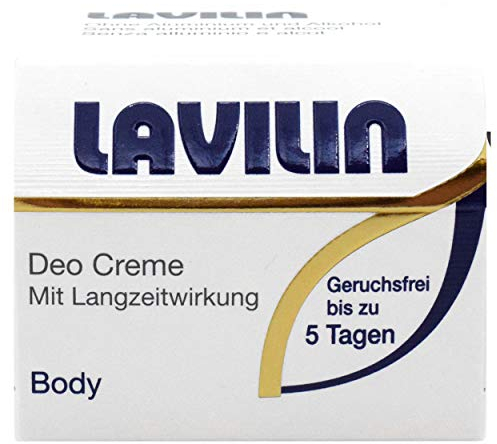 Lavilin Deo Body Creme 10 ml - Schutz vor Schweissgeruch bis 5 Tage, für Herren und Damen; ohne Aluminium, extrem wirksam und ergiebig