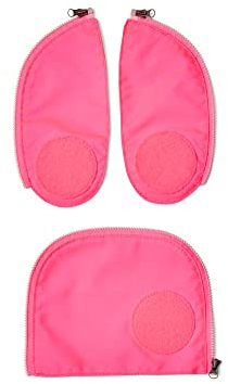 ergobag Fluo Zip Set Sichtbarkeits-Set pack cubo und cubo light gekauft nach Juli 2019 Set 3-teilig Pink