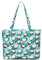 Dedoles Große Strandtasche Damen Schwimmbad Badetasche viele lustige Designs Zitronen Kokosnuss Sommer Meer Wasserabweisend Tasche, Farbe: Kokosnüsse und Palmen