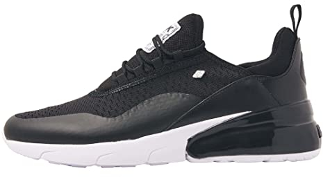 British Knights Herren Valen Sneaker, Schwarz Weiss, 44 EU