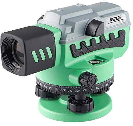 KEZERS KL-36X Niveau de transit automatique de niveau optique de haute précision Outil de nivellement automatique pour constructeurs Étanche Hauteur Distance Angle