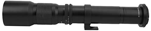 500 Mm F8-F32 Teleobjektiv med Manuell Fokus förEFS-fäste SLR (Svart)