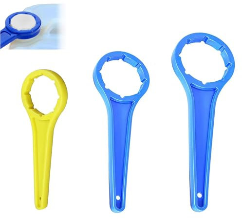 JINJUMEI 3 pezzi Chiave ad anello Duo DIN 41 DIN 51 DIN 61 pratico apribottiglie piccolo Chiave per tanica Pratica per tanica 5/10/20/25/30 per aprire facilmente i contenitori semplice e pratico