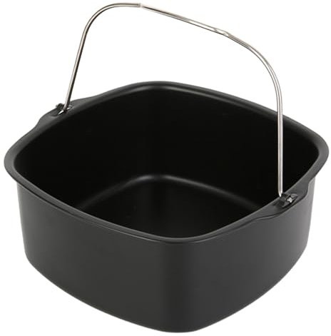 Tartera Cuadrada, Molde Para Freidora De Aire | Molde Cuadrado De Acero Y Aluminio De Uso Alimentario,Molde De Horno Para Ollas, Accesorios Para Freidora De Aire Multifuncional Antiada