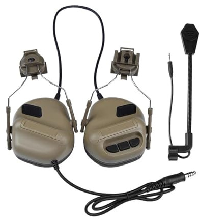 Genérico Portable Foldable Ear Cups Headset, Closed Style Audio Headphones for Daily Leisure(HD-10 Tan)