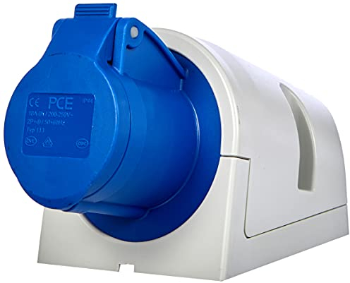 PCE Caravan-CEE-Wandsteckdose 16A, 3 polig, Aufputzmontage, IP 44