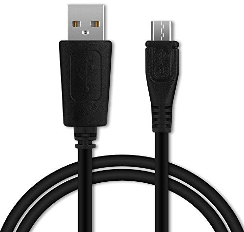CELLONIC USB Kabel 1m kompatibel mit Philips Muse/Azure / DPM6000, DVT2710, DVT1110, DVT6010 Ladekabel Micro USB auf USB A 2.0 Datenkabel 1A schwarz PVC