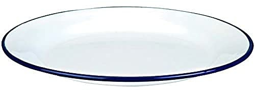 Ibili 901122 platt tallrik stål vit 22 cm