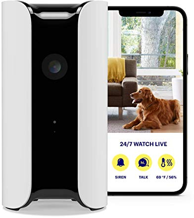 Canary Pro Überwachungskamera, 90 dB Sirene, Raumklima Überwachung, Zwei-Wege-Audio, Bewegungserkennung, Kompatibel mit Alexa & Google, Babyphone mit Kamera, IP WLAN