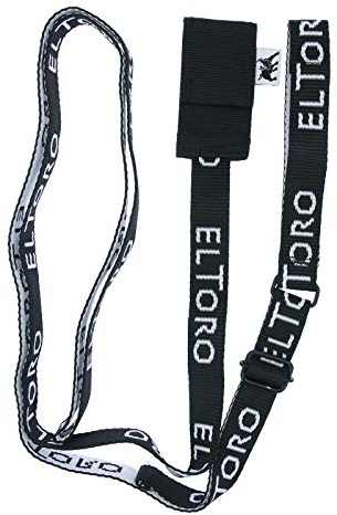 elTORO Spanngurt Bogen Spannschnur für Recurvebogen – robuster Nylon-Gurt 230 cm mit gummierter Auflagefläche, sichere Spannhilfe für Langbogen, Zubehör Bogenschießen