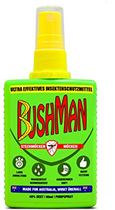 BUSHMAN Repelente de Insectos para Adultos, Unisex, 179608, Multicolor, Talla única