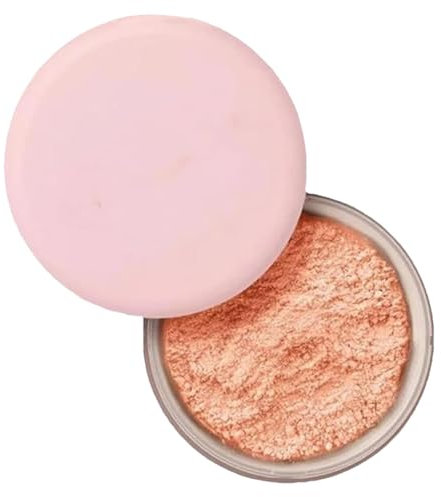 Allaura Beauty Cipria Fissante Rosa, 15 G Allaura Beauty Cipria Fissante, Cipria Fissante Sfumante Di Allaura, Cipria Opaca Waterproof Delicata Sulla Pelle Per Un Effetto Di Finitura Leggero