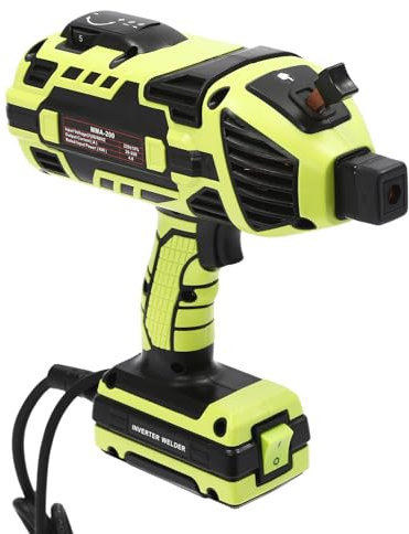 Soldadora de electrodos, 20 A-200 A, máquina de soldar manual con inversor IGBT, 6 ajustes de corriente variables, máquina de soldadura eléctrica portátil, 4600 W (verde)