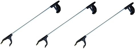 Provance Juego de 3 pinzas de agarre para personas mayores, pinzas de basura para niños, alicates de agarre, pinzas de agarre, alicates de recogida de basura, agarraderas de aluminio, 76 cm