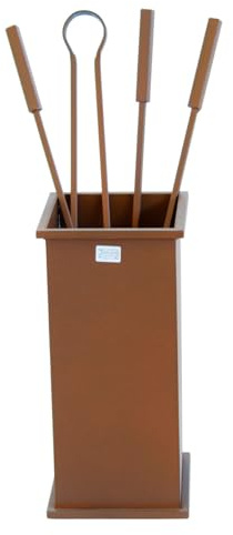 CG34 - Roca Corten with Tools - Fireplace Accessory Kit CRUCCOLINI