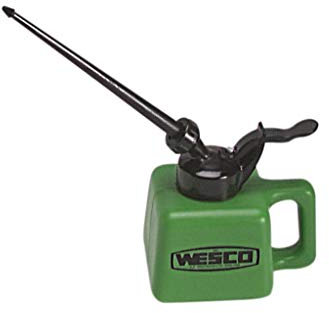 Wesco 350/N 350cc Oiler With 6in Nylon Spout 00351, Black