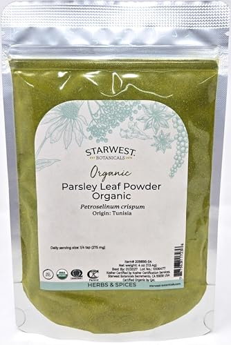 Organic Parsley Leaf Powder 4 oz
