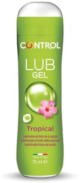Control Lub Gel Tropical Gel Lubrificante A Base D'Acqua All'Aroma Frutti Tropicali - 100% Made in Italy - 75 Ml