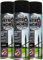 Nitromors Smooth Metal Paint - Black 500ml Aerosol - 3 Pack | Protection Against Rust and Corrosion | Superior Coverage |NBP500