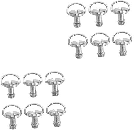 Hemobllo 12pièces Adaptateurs D- Pouce pour Trépied Monopode Fixations Universelles pour Accessoires De Caméra