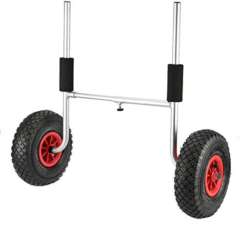 XCSCUK Kajakwagen, Faltbarer Surfbrett-Transportwagen, universeller Zweirad-Transportwagen zum Surfen, Angeln