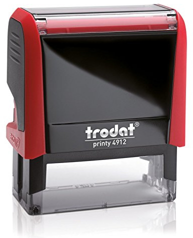 Trodat 4912 stämpel Printy 5-radig röd
