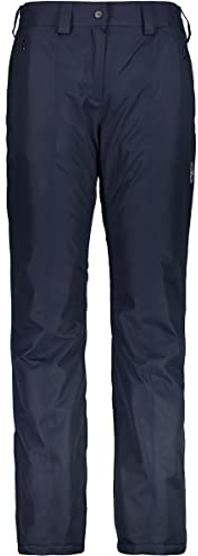 CMP Pantaloni Sci In Twill da Donna, Black Blue, XXL