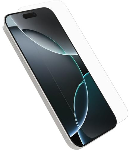 OtterBox Glass Screen Protector for iPhone 16 Pro Max, Tempered Glass, Scratch Protection, Drop Defense for Shatter Protection, Non-Retail Packaging