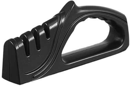 Aiguiseur De Couteaux Professionnel À 3 Niveaux – Affûteur Manuel Multifonction Avec Angle Réglable, Accessoire De Cuisine Idéal Pour Couteaux De Chef, En Acier, Céramique Ou Dentelés