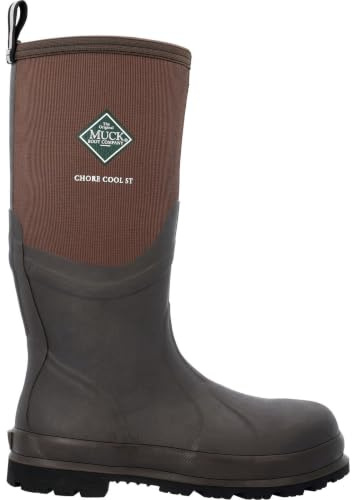MUCK Men's Chore Tall XpressCool Steel Toe, Brown, Size 10(0)