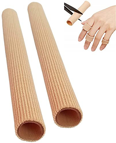 2 pieza dedos Protección Soft Exklusiv Tubo de silicona vendaje Impresión Protección Dedos dedos Hallux Valgus vendaje Manguera