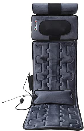 LZTET Comfier Materassino Massaggiante con Calore, Shiatsu per Schiena con 20 Motori a Vibrazione, Cuscino Massaggiatore Shiatsu per Letto, per Collo e Schiena, Cortexgrinding