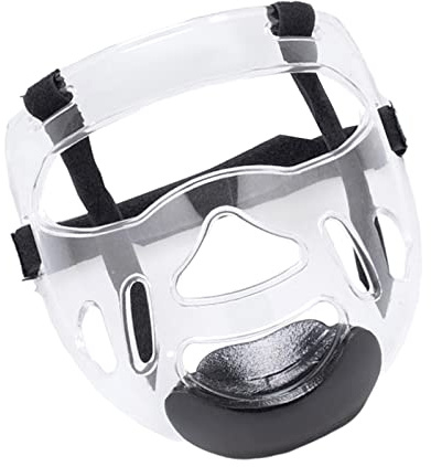 Harilla Máscara Transparente de Taekwondo Protectora Desmontable Engrosamiento Protector Facial Cubierta de Cabeza Cubierta de protección Facial Engranaje de, Niños