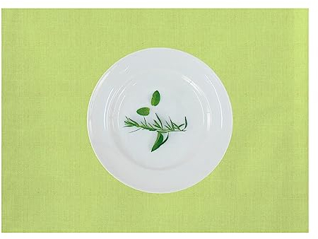 APELT Tischwäsche Arizona aus der Serie Uni Basic, Verschiedene Größen, Fb. 42 grün, Größe:Mitteldecke 95 x 95 cm