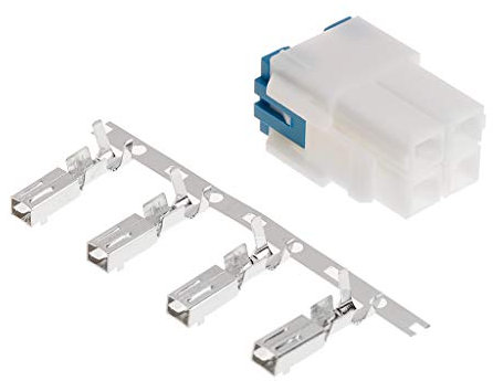 BYUTFA 4 Pin Short Radio Power Supply Socket Cable Cord Connector for IC-7000